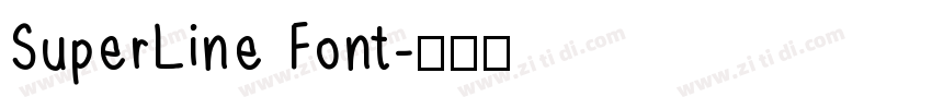 SuperLine Font字体转换